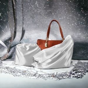 2 Silk Dust Cover Bag for Handbags Purses Shoes, Silk Dustproof Drawstri…